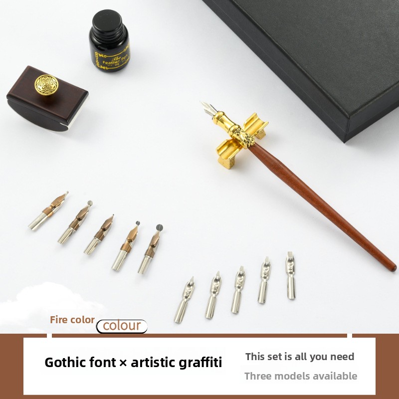 مجموعة أقلام حبر خشبية عتيقة ا - مراجعة Writing Tools وسعره
